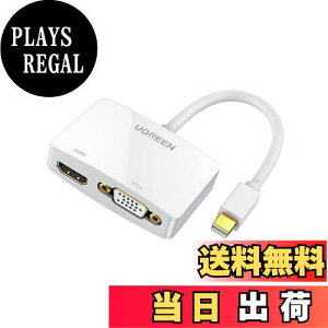 yzUGREEN Mini DisplayPort to HDMI VGA ϊA_v^[ 4K@30Hz Macbook Surface iMac AirΉ