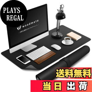 yzWoodmate Ԃ𒲘afXN}bg wԃfUCi[ďCx U[ ʃXG[h fXNpbh (ubN, 90cm × 43cm)