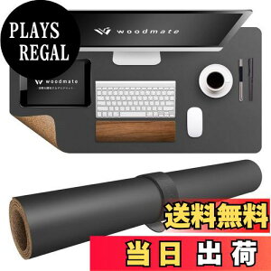 yzWoodmate Ԃ𒲘afXN}bg wԃfUCi[ďCx U[ ʃRN fXNpbh (O[, 80cm × 40cm)