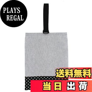 【送料無料】miwaki 上履き入れ シューズケース 靴袋 女の子 手提げ 小学校 幼稚園 保育園 日本製 手作り お名前タグ付き モチーフ 無地 グレー ドット ブラック GRY dot BK bag12