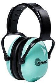 EZARC 防音イヤーマフ 遮音値 SNR30dB 耳当てプロテクター 折りたたみ型 子供用 学生用 睡眠・勉強・自閉症・聴覚過敏緩めなど様々な用途に 騒音対策 （グリーン）