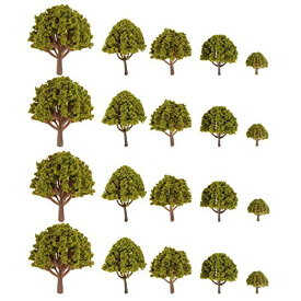 iplusmile 樹木 モデル 模型 ツリー 風景 20本（グリーン）