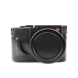 kinokoo Leicaライカ デジタルカメラ ライカ Q （Typ 116）専用 オープナブルタイプ PUレザー ボディケース バッテリーの交換でき 三脚ネジ穴付き (ブラック)