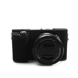 kinokoo SONY ソニー A6300 / A6400 デジタルカメラ専用 シリコンカバー カメラケース カメラカバー(BK)