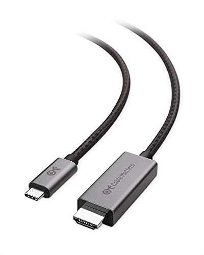 Cable Matters 8K USB Type C HDMI 変換ケーブル 1.8m 48Gbps HDMI2.1規格 4K 120Hz HDR USB-C HDMI 変換ケーブル USB C HDMI 2.1変換ケーブル Thunderbolt 3とThunderblot 4対応 Macで最大4K 60Hzを出力