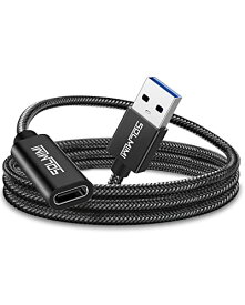 SOLMIMI 1.2M USB C to USB A 3.0 変換アダプター USB Type C to USB 3.0 変換アダプタ USB オーディオ変換ケーブル Type C (メス) to USB A (オス)オーディオ変換ケーブル OTG TYPEC イヤホン延長ケーブル
