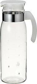 HARIO (ハリオ) 冷蔵庫 ポット スリムB 冷水筒 ピッチャー 耐熱ガラス 日本製 1400ml RPBN-14-TW