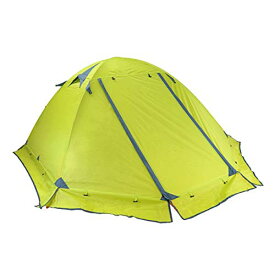 TRIWONDER 2人用 テント 4シーズン 山岳テント 軽量 防水 バックパック キャンプ ツーリング 登山 てんと 二重層 テント (グリーン - 2人用（スカート付）)