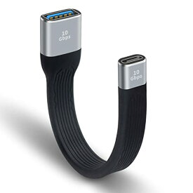 Poyiccot USB-C メス to USB-A メス 変換アダプタ、USB C to A 変換ケーブル、USB Type-A to Type-C 変換ケーブル【10Gbps 高速データ転送同期】 USB A - USB C 延長変換コネクタ対応MacBook/PC