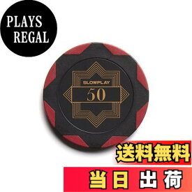 【送料無料】SLOWPLAY Nashクレイポーカーチップ 14g 重量感あるクレイチップ 40mm 大きめ 50枚入り $50