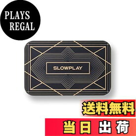 【送料無料】SLOWPLAYポーカープラーク 角チップ｜ブラック10枚 ヨーロッパスタイルデザイン バリュー表記なし 34g セラミック製