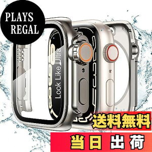 yzTALENANA for Apple WatchP[X 45mm/44mm/41mm/40mm uApple Watch Ultraɕϐg h series 8/7/SE/6/5/4 tیtB+یP[X+wʃP[X3 in 1fUC ̌^ Sʕی tی 
