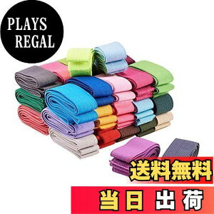 【送料無料】BENECREAT 34色 幅25mm 織ゴム 平ゴム 1m/色 強い弾性 服 ベルト交換 裁縫用 手芸 手作り素材 カラフル