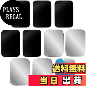 【送料無料】KALOLINNA メタルプレート 10枚入 替え用メタルプレート 車載ホルダー マグネット吸着用 3M製 薄い 粘着固定 金属プレート 裏面テープ付き