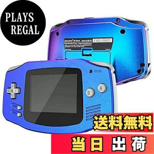 【送料無料】IPS対応アップグレードeXtremeRate カメレオンパープルブルー交換用シェルフルハウジングカバーボタン ゲームボーイアドバンスGBA用 - IPSと標準LCDの両方に対応 - コンソールとIPSス