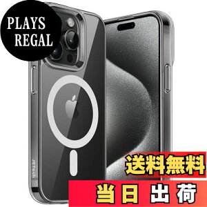 yzJEDirect iPhone 15 Pro 6.1C`p }Olbg P[X MagSafe CX[dΉ Ռz op[Jo[ h~ obN (ubN)