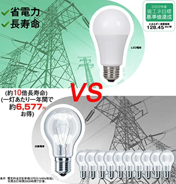 楽天市場】okalumi LED電球 e26口金 電球色(2700k) 100W形相当 1580 