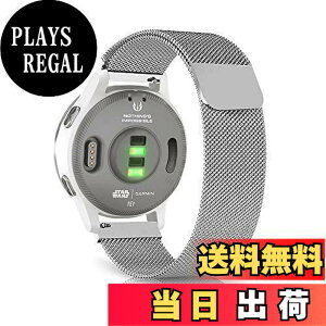 �y���������zSeGinn Huawei Watch GT4 41mm/Garmin Venu 3S 41mm/ Garmin Forerunner 255S Music �Ή� �o���h 18MM ���C �o�b�N���t�� �x���g �r�W�l�X�� �X�e�����X�������o���h �R���p�`�u�� Garmin Vivoactive 4S 40 mm/Garmi