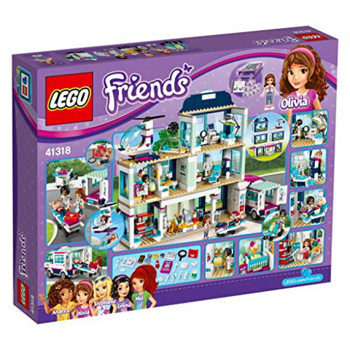 楽天市場】レゴ(LEGO)フレンズ ハートレイクシティの病院 41318  