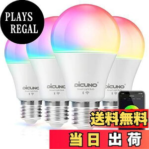 yzyAmazon AlexaFzDiCUNO X}[gd E26 LEDd 60W 9W 800lm F Alexa Google Ή dFEF }`J[ 1600F RGBCW Lz Wi-Fi Bluetoothڑ nusv PSEF؍ς 4
