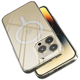 【空気のような薄さ】Sinjimoru iPhone 14 Pro Max MagSafe用スマホケース、1mmの超薄型 マグセーフ対応iPhoneケース マグネット内蔵 ワイヤレス充電対応 iPhone 14, 14 pro, 14 pro max, 14 plus, iPhone13・12シリーズ対応 クリアケース。M-AiroFit Basic for iPhone