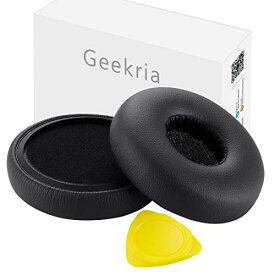 Geekria QuickFit イヤーパッド 互換性 パッド アーカーゲー AKG N60NC Wire ヘッドホンに対応 イヤパッド/イヤークッション/イヤーカップ (プロテインレザー/闇 グレー)