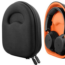 Geekria ケース Shield ヘッドホンケース 互換性 ハードケース 旅行用 ハードシェルケース アーカーゲー AKG K840KL, K81 DJ, K 67, K 619, K 610, K 545, K 540, K 495NC, K490NC, K 167, Y50BT, Y50, Y500, Y 400, N60NC BT, N60NC に対応 収納ポーチ付き (黒)