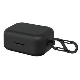 Geekria シリコン カバー 互換性 カバー Bang & OLUFSENs Beoplay EX 対応 True Wireless Earbuds 充電ケース充電ケースカバー 外装カバー キーホルダーフック付き 充電ポートアクセス可能 (Black)