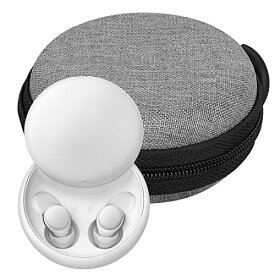Geekria ケース Shield ヘッドホンケース 互換性 ハードケース 旅行用 ハードシェルケース サウンドコア Soundcores Sleep A10 Wireless Bluetooth Earbuds に対応 収納ポーチ付き (Grey)