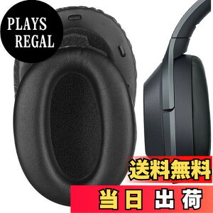 �y���������zGeekria�C���[�p�b�h QuickFit �݊��� �p�b�h �\�j�[ Sony WH1000XM2, MDR-1000X �w�b�h�z���ɑΉ� �p�b�h �C���[/�C���[�J�b�v (�v���e�C�����U�[/�u���b�N)