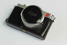 Koowl 対応 Leica ライカ PEN D-lux7 D lux7 カメラケース カメラカバー カメラバッグ カメラホルダー、【KOOWL】ハンドメイドのPUレザーカメラベース保護カバー、付属品：ハンドストラップ、スタイリッシュ、コンパクト、防水、防振 (ブラック)