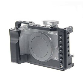 Koowl 対応 Canon キヤノン EOS M6 Mark II/EOS M6 カメラ 専用 ケージ 超拡張性 Arri規格のネジ穴がある Arca規格プレートがあり DSLR 装備 拡張カメラケージ 軽量 取付便利 耐久性 耐腐食性 (EOSM6IITL)