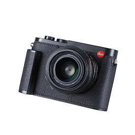 対応 Leica ライカ Q3 カメラケース カメラカバー カメラバッグ カメラホルダー フランスのepsomカーフスキン + メタルベース + メタルグリップ、【Koowl】手作りのレザー スタイリッシュ ? 防水 ? 防振 (ブラック)