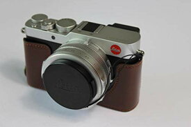 Koowl 対応 Leica ライカ PEN D-lux7 D lux7 カメラケース カメラカバー カメラバッグ カメラホルダー、【KOOWL】ハンドメイドのPUレザーカメラベース保護カバー、付属品：ハンドストラップ、スタイリッシュ、コンパクト、防水、防振 (コーヒー色)