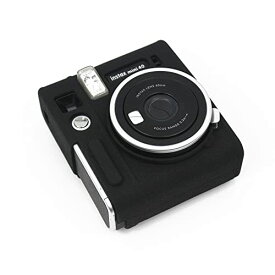 Koowl 対応 Fujifilm Fuji 富士 instax mini 40 カメラカバー シリコンケース シリコンカバー カメラケース 撮影ケース ライナーケース カメラホルダー、Koowl製作、超薄型、耐震・耐衝撃・耐磨耗性が高い (ブラック)