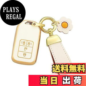 【送料無料】Futwod ホンダ 専用 4ボタン キーケース キーホルダー キーカバー アコード シビック オデッセイ フリード CR-V S660 アクセサリー キーシェル キーチャームベルト スマートキーケー