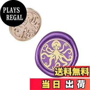 【送料無料】CRASPIRE シーリングスタンプ ヘッドのみ タコ ワックスシールスタンプ 交換真鍮銅頭 復古風 洋式 結婚式 告白 招待状 誕生日の封筒の装飾 DIY用 手芸用品