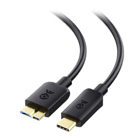 Cable Matters USB Type C Micro B 変換ケーブル 5 Gbps Micro B 9ピン 1m 外付けHDD USB Type C Micro USB 変換ケーブル USB C Micro B 変換ケーブル ブラック