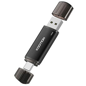 KOOTION USBメモリ 128GB タイプC 2in1 USB2.0 + Type-C デュアル usbメモリー タイプc OTG スマホ USB Samsung/Huawei/MacBook/Chromebook Pixel などに対応