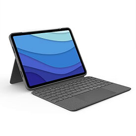 ロジクール Logicool iPad Pro 11インチ 第4世代 第3世代 第2世代 第1世代 対応 トラックパッド付き キーボード付きケース Combo Touch iK1176GRA 日本語キーボード スマートコネクタ 国内正規品 2年間メーカー保証 オックスフォードグレー