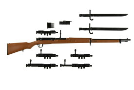 トミーテック(TOMYTEC) リトルアーモリー STUDY1942 LA086 三八式歩兵銃タイプ プラモデル