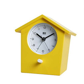 KOOKOO（クークー） アーリーバード 黄色 本物の鳥のさえずり 3種類のゴング音 癒されるアラーム音 目覚まし時計 森の目覚まし時計 贈り物に最適 ギフト 子供への贈り物に かわいい目覚まし時計