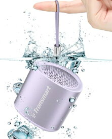 Tronsmart Bluetoothスピーカー IPX7 防水, 小型 T-W-S ブルートゥース ワイヤレス ステレオサウンド, 携帯 お風呂 アウトドアキャンプ