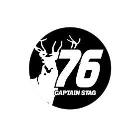 キャプテンスタッグ(CAPTAIN STAG) ステッカー シール CSデザインステッカー 【76・マルシカ】 Φ60mm UM-1568