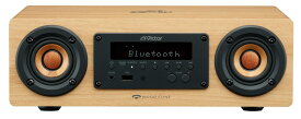JVCケンウッド Victor EX-DM10 ミニコンポ Bluetooth ウッドコーン ハイレゾ再生 FM/AM aptX HD/aptX LL対応 ナチュラルウッド