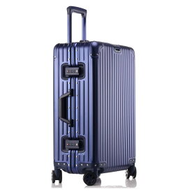 [Yuweijie] スーツケース キャリーケース キャリーバッグ大型 機内持ち込み オールアルミ合金ボディ 軽量アルミ製トランクキャリー 60L 静音ダブ ルキャスター TSAロック搭載 耐衝撃 ビジネス 旅行出張 Mサイズ 4-6泊