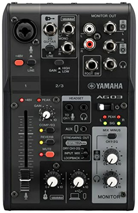 楽天市場】ヤマハ(YAMAHA) ライブストリーミングミキサー 3チャンネル 