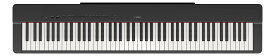 ヤマハ(YAMAHA) 電子ピアノ P-225B Pシリーズ 88鍵盤 本格的タッチ感 コンパクト 持ち運び アプリ ブラック