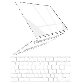 TOWOOZ【2022改良型】Macbook Air 13.6インチケース M2 チップ搭載モデル 全面保護ケース 排熱口設計 JISーキーボードカバー 付き 薄型 耐衝撃性2022 New MacBook Air ケース A2681 13.6インチ対応 (Macbook Air 13.6インチA2681, クリア)