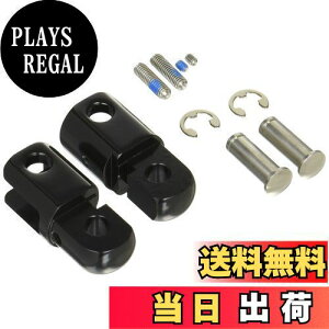 【送料無料】キジマ (kijima)バイク バイクパーツ ステップアップブラケット2 左右セット ブラック ハーレー系 HD-05267